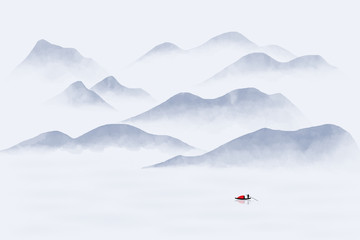 水墨山水畫