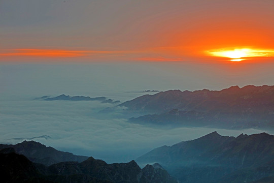 五台山秋景