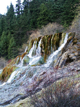 九寨沟的水