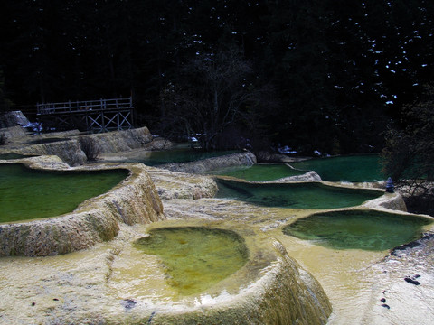 九寨沟的水