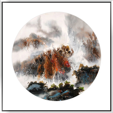 禪意水墨山水