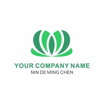 花卉 花 座蓮 標(biāo)志 LOGO