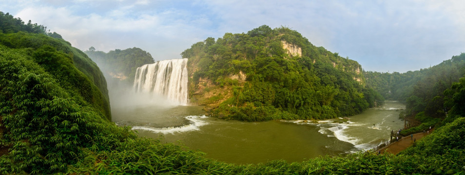 黄果树瀑布大峡谷全景