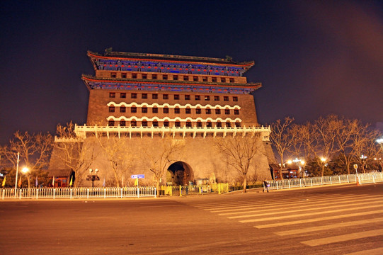 正阳门夜景 北京