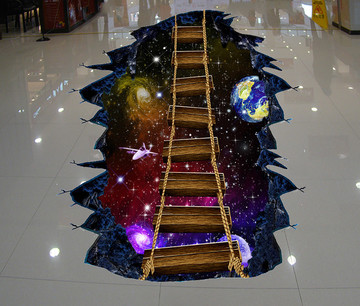 立體畫星空