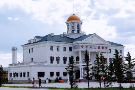 中共六大展览馆 国门景区