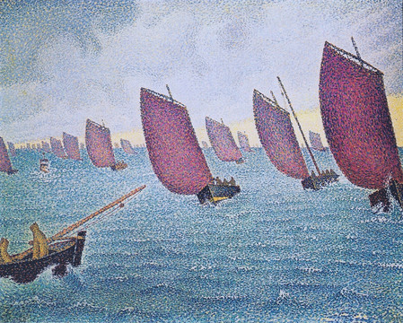 西涅克新印象派油畫(huà)