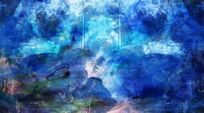 抽象油畫