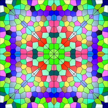 彩色玻璃