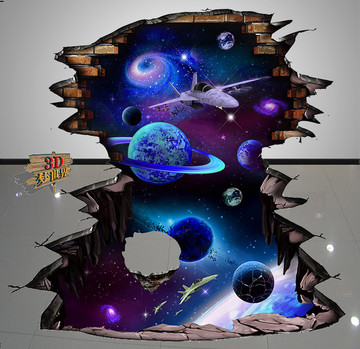 3D立體畫星空