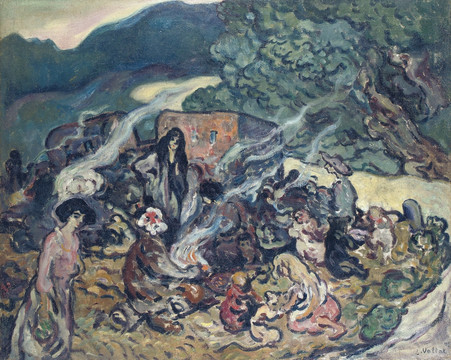 野獸主義派油畫