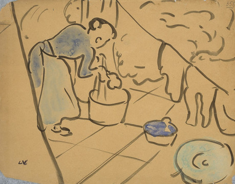 野獸主義派油畫