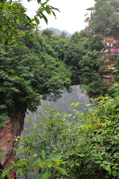 湖南省张家界风景山峰旅游景点