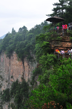 湖南省张家界风景山峰旅游景点