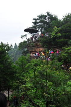 湖南省张家界风景山峰旅游景点