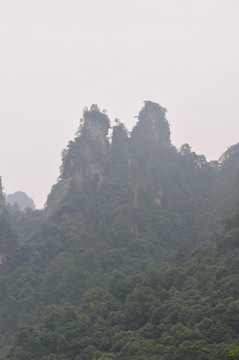 湖南省张家界风景山峰旅游景点