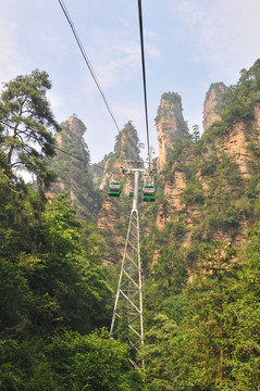 湖南省张家界风景山峰旅游景点