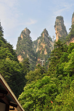 湖南省张家界风景山峰旅游景点