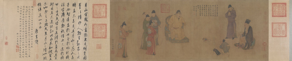張果見(jiàn)明皇圖絹本