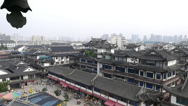 俯视南禅寺历史街区