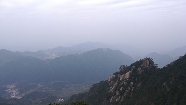 九华山醉人的风景