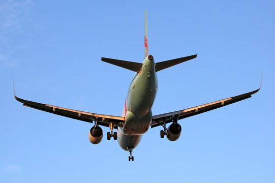 长龙航空 飞机 降落