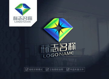 科技 鉆石 標志