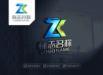 字母zk標志