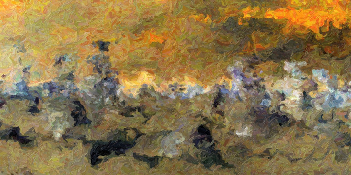 抽象油畫