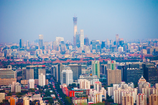 俯瞰北京城