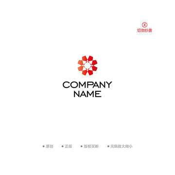抽象圖形logo