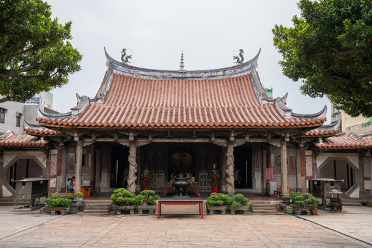 台湾鹿港小镇龙山寺