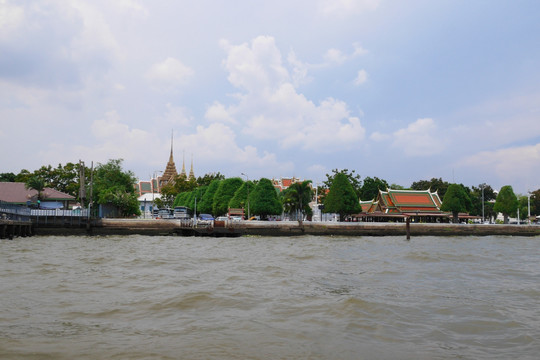 曼谷湄南河 湄南河河岸