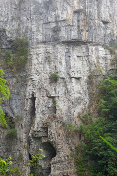 悬崖峭壁 山石岩壁 背景素材