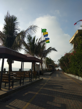 海边道路餐厅