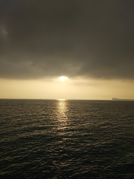 海上日落