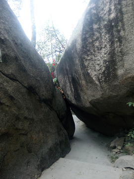 山中巨石
