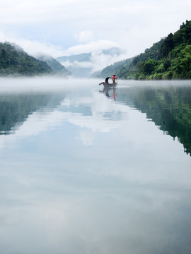 古风水墨山水