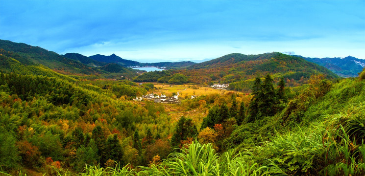 塔川秋色 黟县