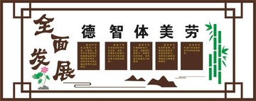 学校高清文学文化墙宣传展板海报