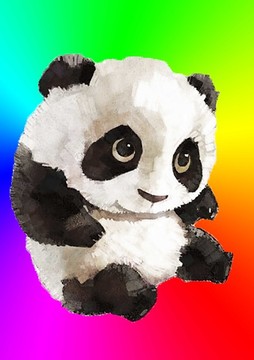熊貓彩色