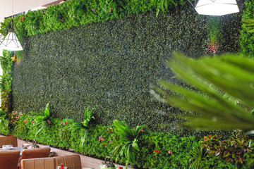 绿植背景墙
