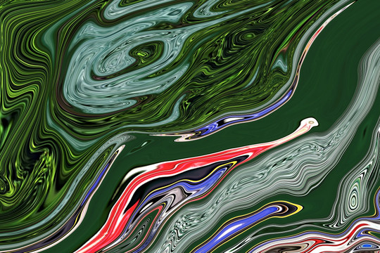 抽象畫 油畫 TIF無分層