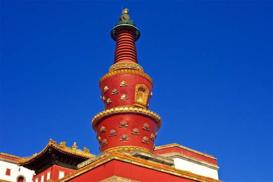 藏式日月塔
