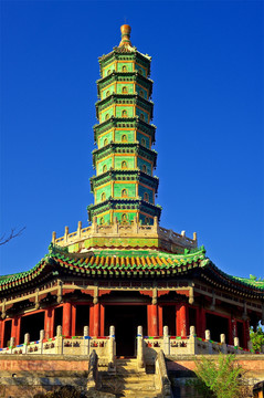 普宁寺琉璃塔