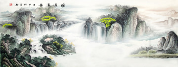 山水國(guó)畫(huà)
