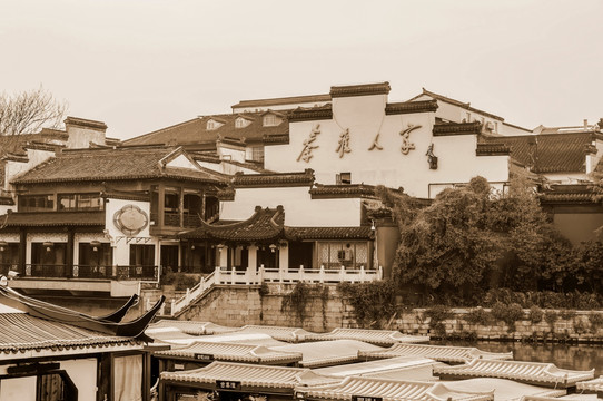 南京夫子庙怀旧照片