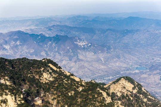 山东泰山的风景