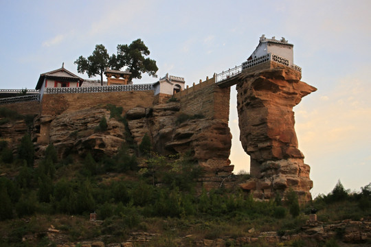 陕西佳县香炉寺风光