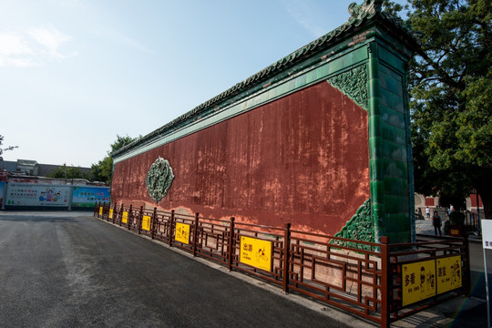 正定隆兴寺 双龙照壁